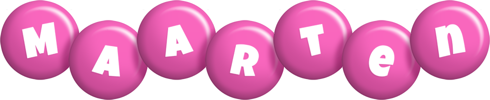 Maarten candy-pink logo