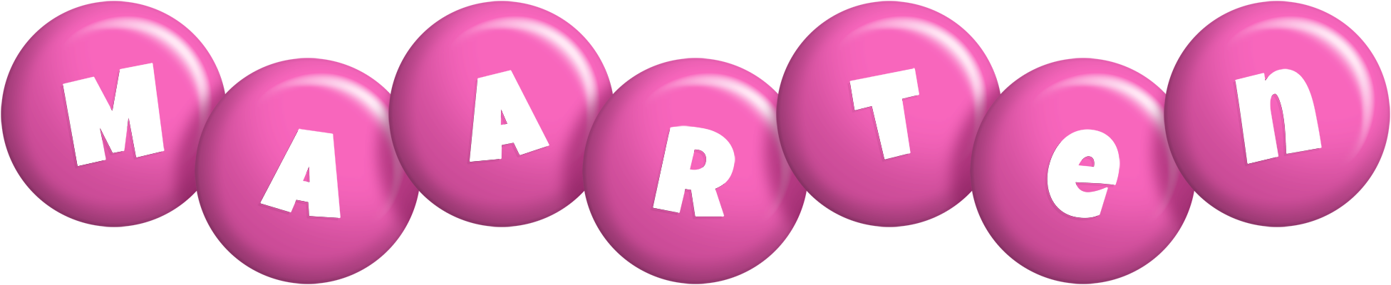 Maarten candy-pink logo