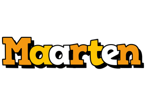 Maarten cartoon logo