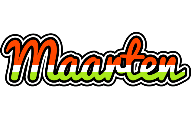 Maarten exotic logo