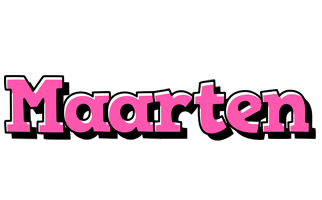 Maarten girlish logo