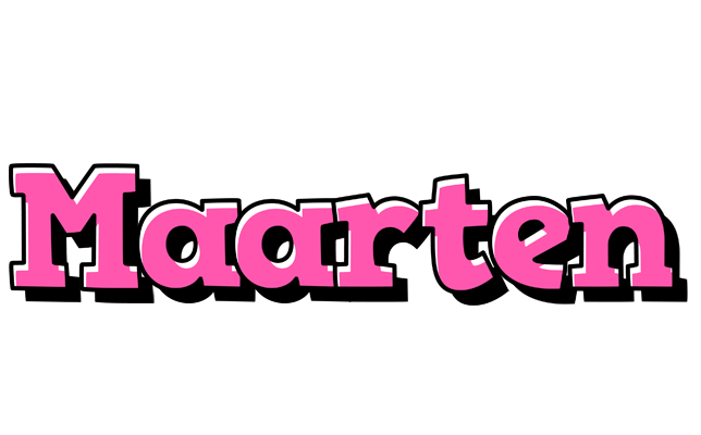 Maarten girlish logo