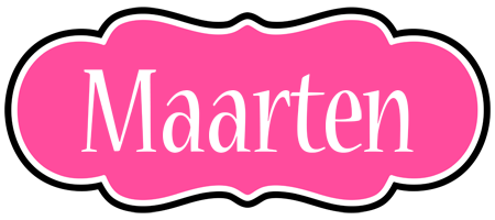 Maarten invitation logo