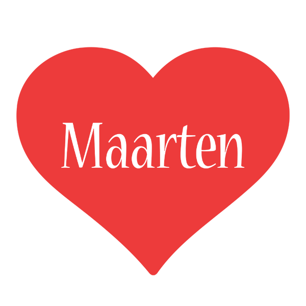 Maarten love logo