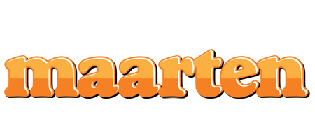 Maarten orange logo