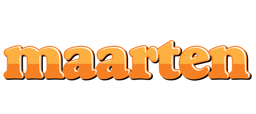 Maarten orange logo