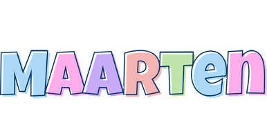 Maarten pastel logo