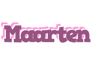 Maarten relaxing logo