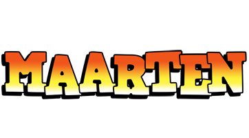 Maarten sunset logo