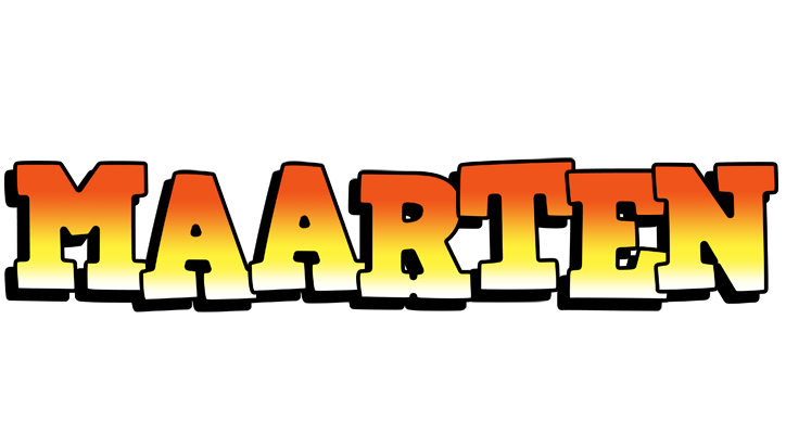 Maarten sunset logo