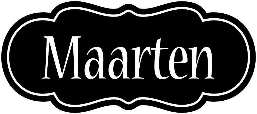 Maarten welcome logo