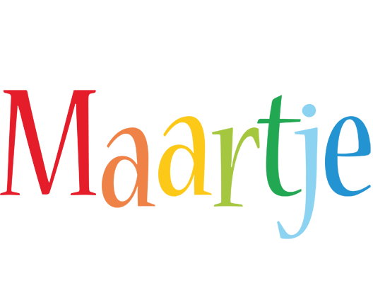 Maartje birthday logo