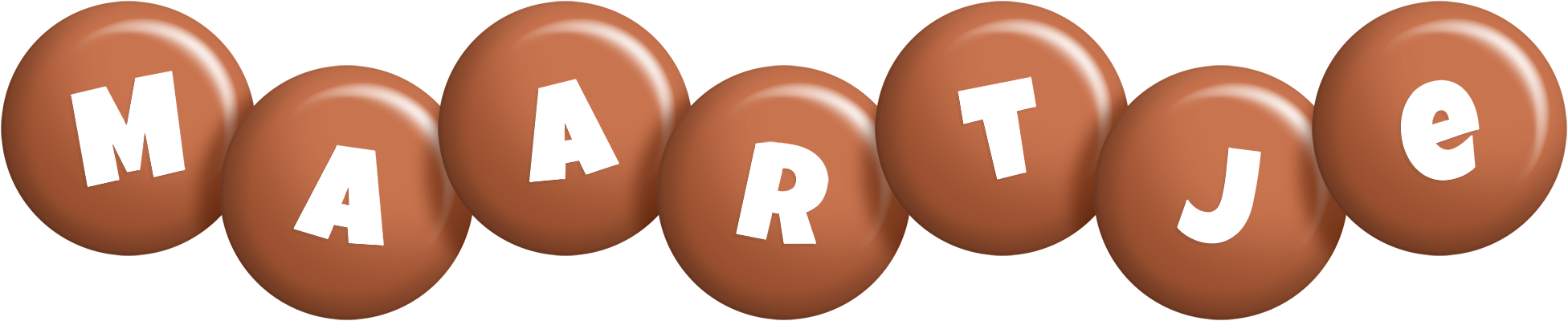 Maartje candy-brown logo