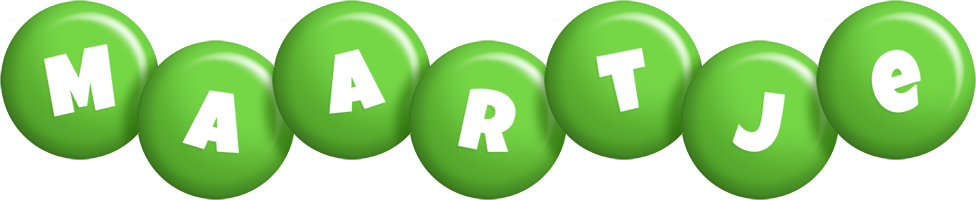 Maartje candy-green logo