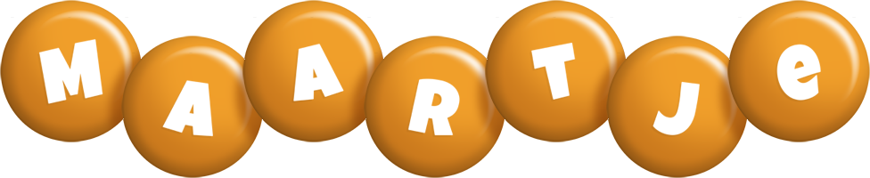 Maartje candy-orange logo