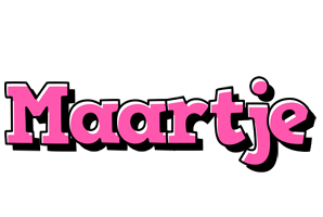 Maartje girlish logo