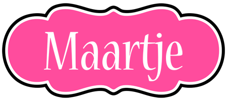 Maartje invitation logo