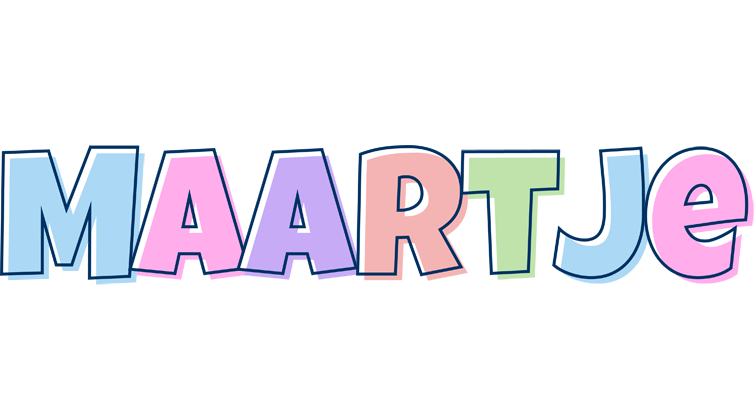 Maartje pastel logo