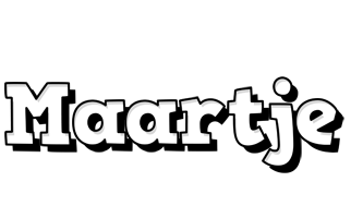 Maartje snowing logo