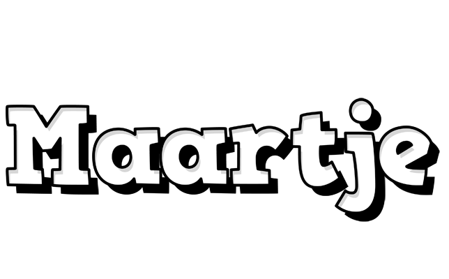 Maartje snowing logo