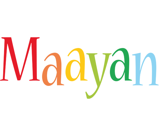 Maayan birthday logo