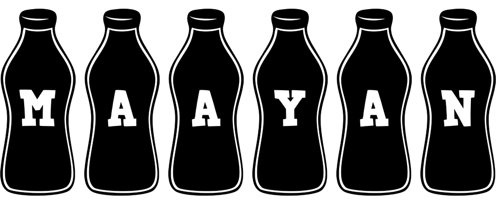 Maayan bottle logo