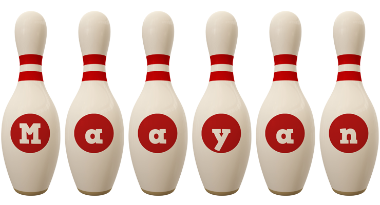 Maayan bowling-pin logo