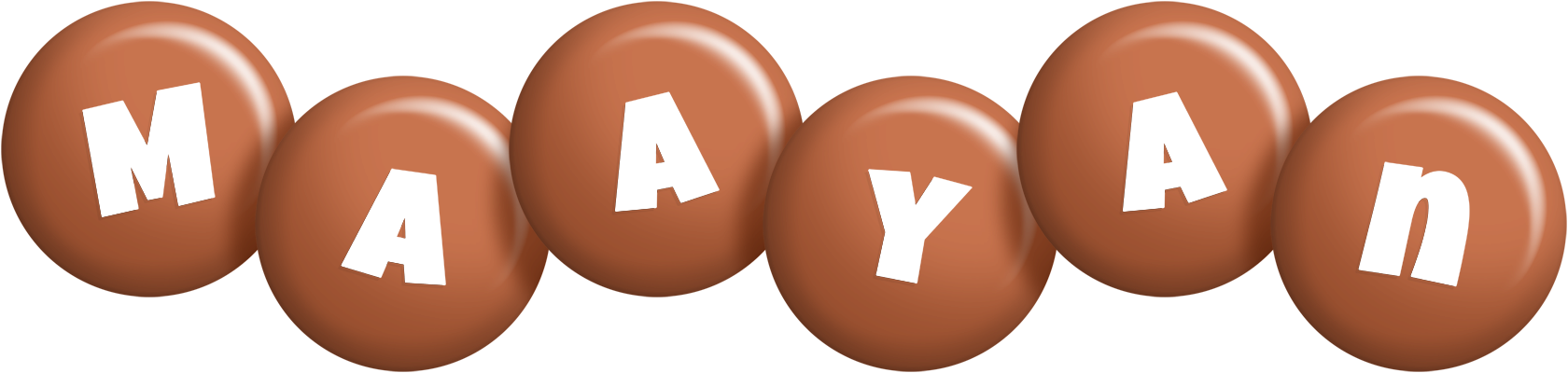 Maayan candy-brown logo