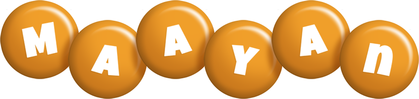 Maayan candy-orange logo