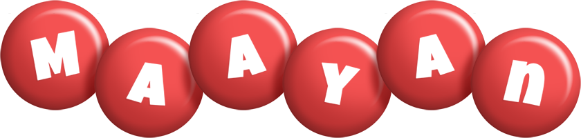Maayan candy-red logo