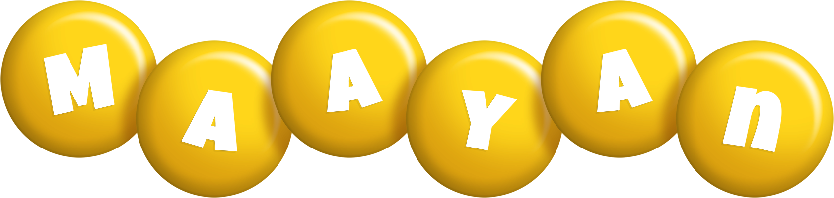 Maayan candy-yellow logo