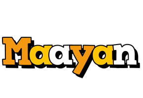 Maayan cartoon logo
