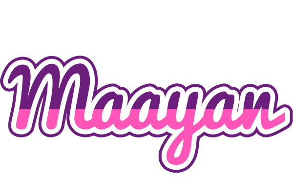 Maayan cheerful logo