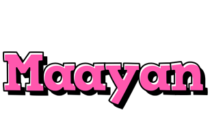 Maayan girlish logo
