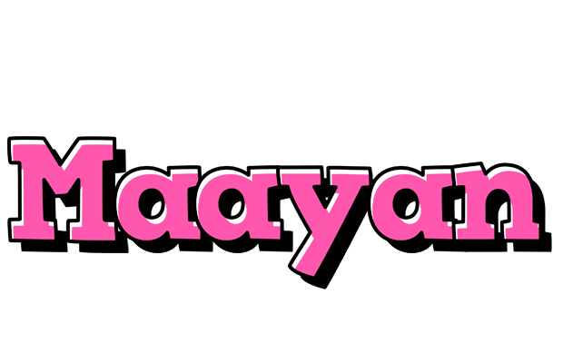 Maayan girlish logo