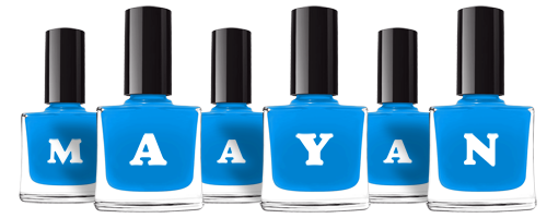 Maayan glossy logo