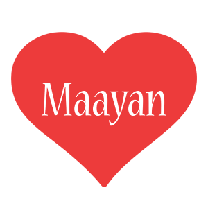 Maayan love logo