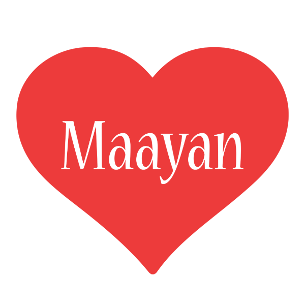 Maayan love logo