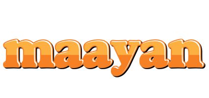 Maayan orange logo