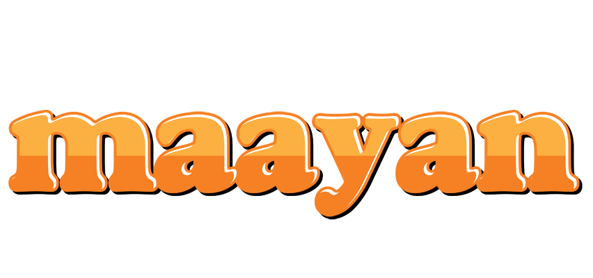 Maayan orange logo
