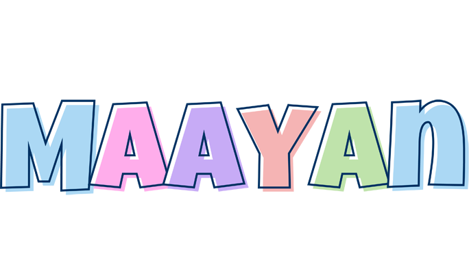 Maayan pastel logo