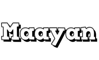 Maayan snowing logo