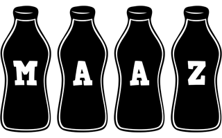 Maaz bottle logo