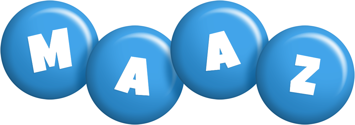 Maaz candy-blue logo