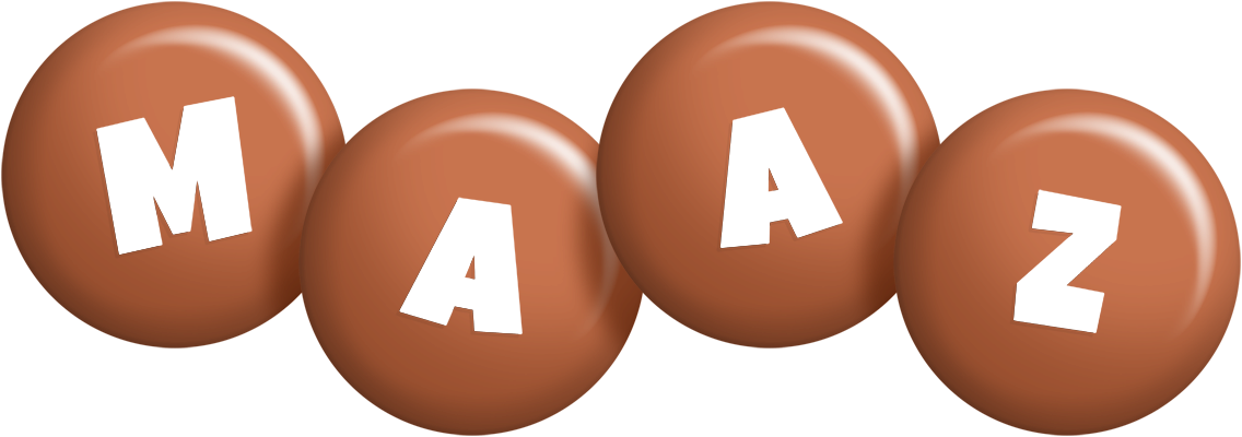 Maaz candy-brown logo