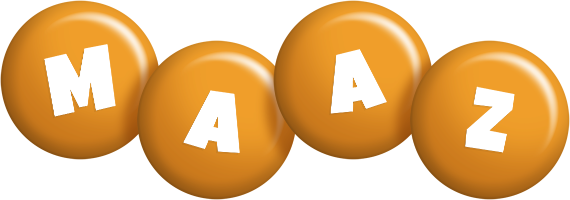 Maaz candy-orange logo