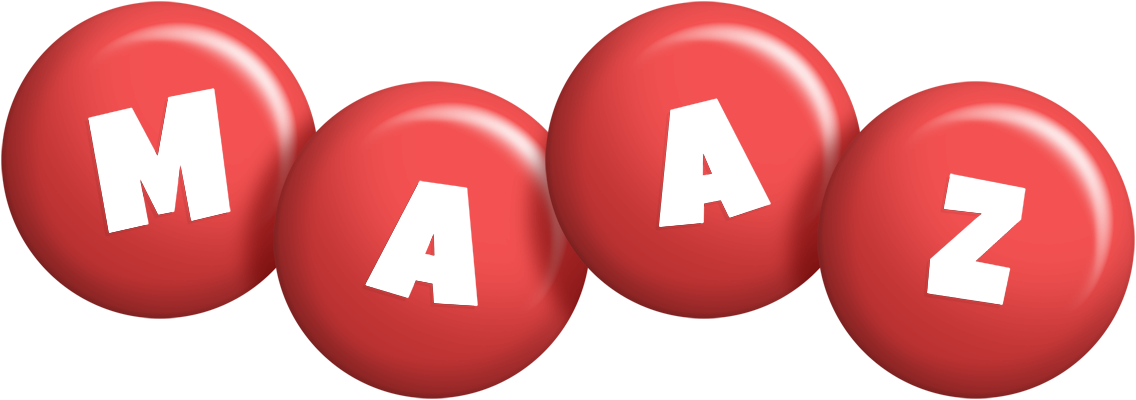 Maaz candy-red logo
