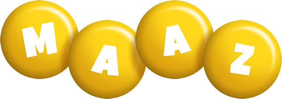 Maaz candy-yellow logo