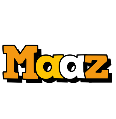 Maaz cartoon logo