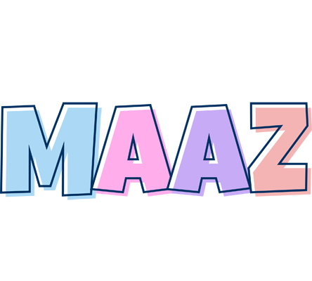 Maaz pastel logo